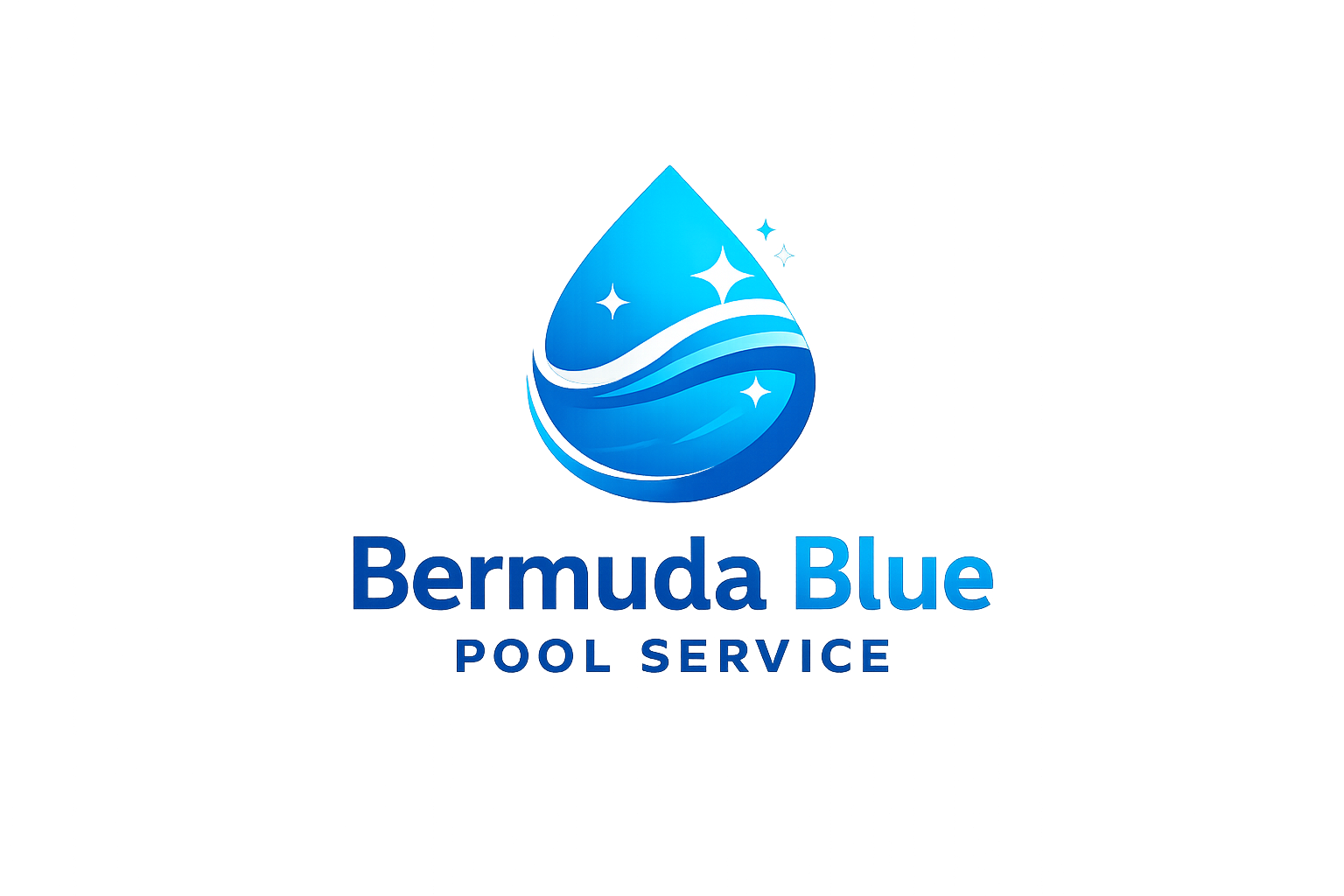 Bermuda Blue Pool Service Logo